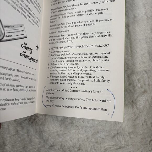 housecleaning made easy heart to heart Hints For Homemakers Book Lot Vintage - Picture 7 of 10